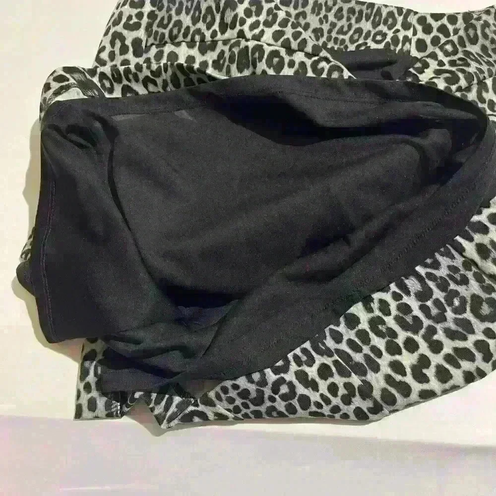 MICHAEL Michael Kors Womens Cheetah Animal Print Pencil Straight Skirt Medium￼